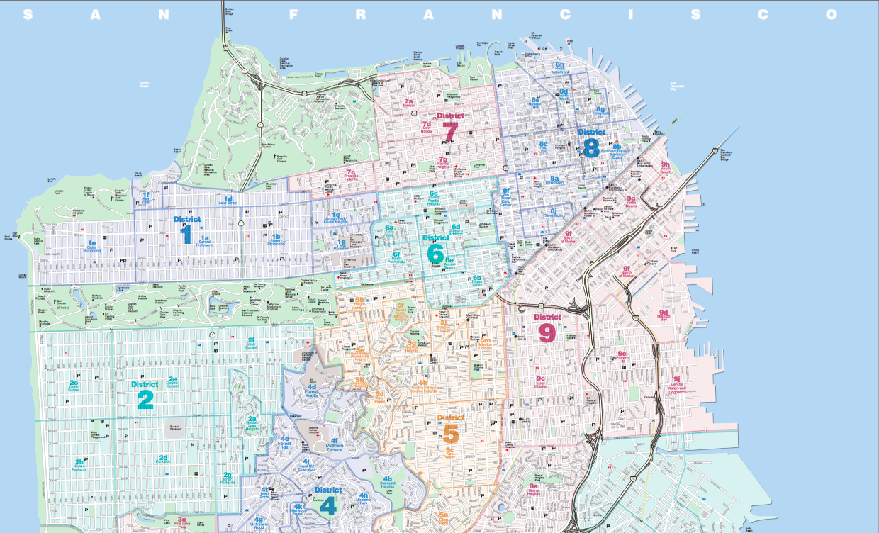 San Francisco Real Estate Map Making sense of San Francisco's MLS district map | Patrick Lowell